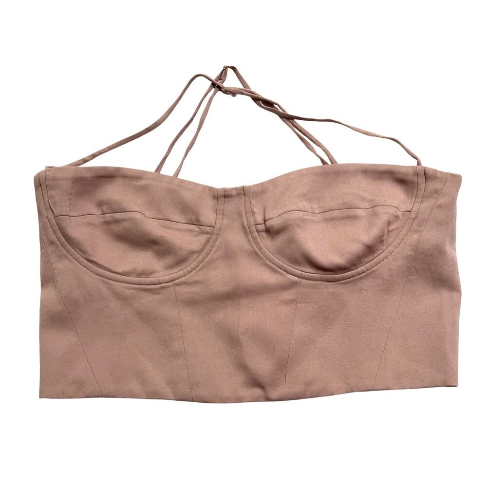 Michelle Mason Bustier Top in Pink